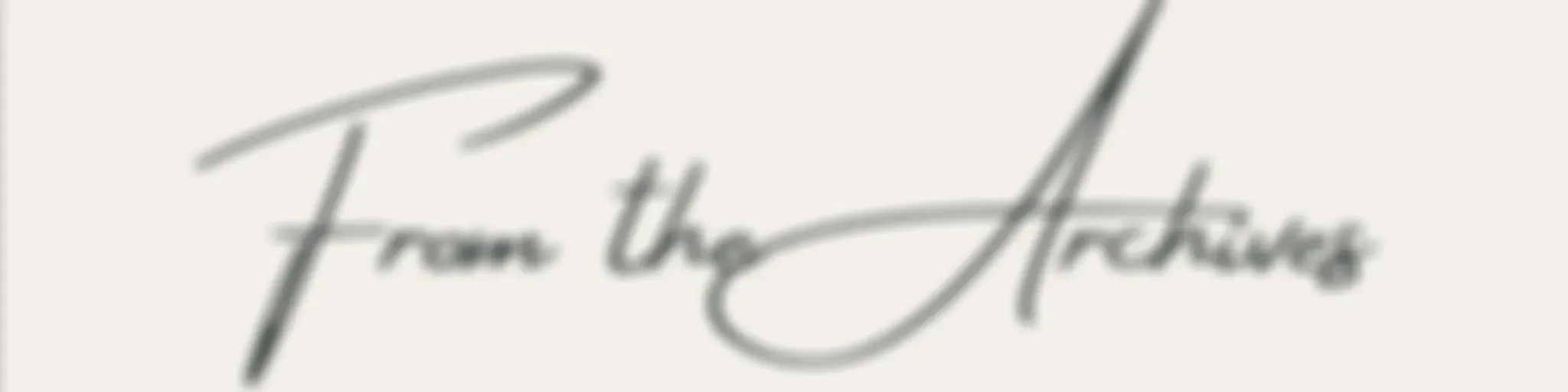 Lance Lambert — From the Archives