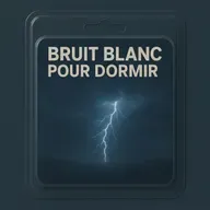 1 H de Bruit Blanc relaxant pour DORMIR | Tonnerre et Pluie ASMR