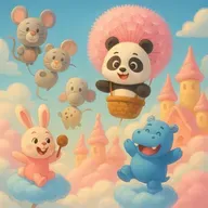 Bedtime Stories: The Hot Air Balloon and the Cotton Candy Castle🍭