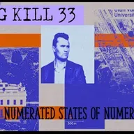 Show sample for 9/16/25: KING KILL 33 - NUMERATED STATES OF NUMERICA W/ ZACHARY K. HUBBARD