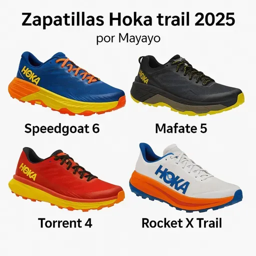 Zapatillas hoka trail running 2025 top4 por mayayo
