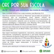 Ore Por Sua Escola dia 30 - 30/10/2021 RadioWeb JV