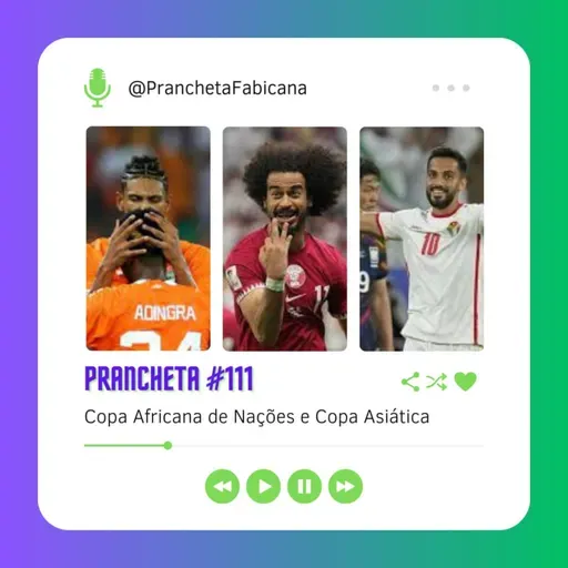 Prancheta #111: Copa Asiática e Copa Africana de Nações