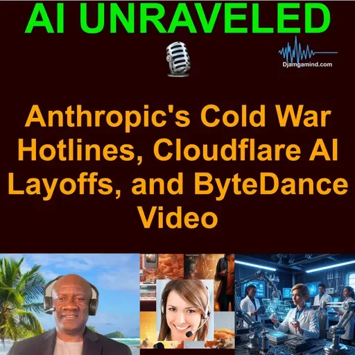 [AI DAILY NEWS RUNDOWN] Anthropic's Cold War Hotlines, Cloudflare AI Layoffs, and ByteDance Video (May 08 2026)