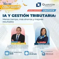 Charla Magistral gratuita: IA y gestión tributaria: Menos tiempo, más ahorros y mejores resultados