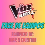 Jueves 11/5/23 3ºBatalla Voz Kids Equipo Mar y Cris: Marina, Marco, Natalia y Paula. Loc: Paula, Esther, Ion, Fátima, Daniela, Leire.