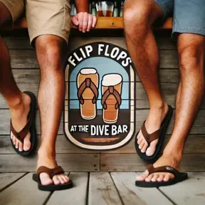 Flip Flops at the Dive Bar