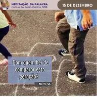 15 de dezembro - Momento de Paz