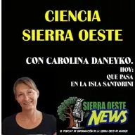CIENCIA EN SIERRA OESTE NEWS CON CAROLINA DANEYKO. HOY HABLAMOS DE LA ISLA DE SANTORINI.