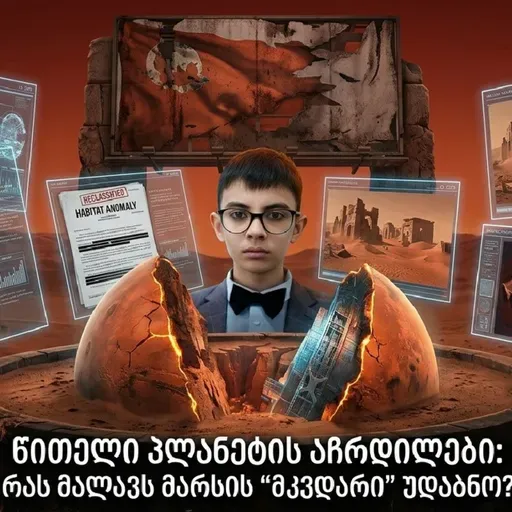 წითელი პლანეტის აჩრდილები: რას მალავს მარსის "მკვდარი" უდაბნო?
