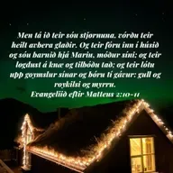 Stjørnan, sum lýsir okkum vegin