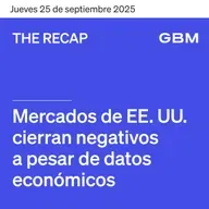 THE RECAP 25-09-25 | Mercados de EE. UU. cierran negativos a pesar de datos económicos.