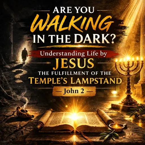 Are You Walking in the Dark?  Understanding Life by Jesus, the Fulfillment of the Temple’s Lampstand | Teaching from the Gospel of John