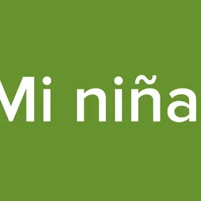 Mi niña