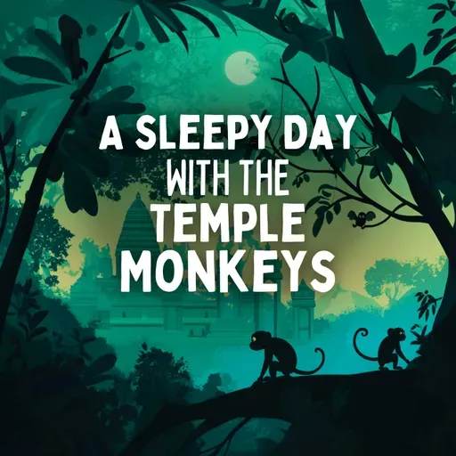 A Sleepy Day with the Temple Monkeys