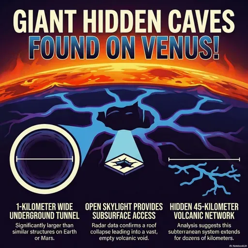 Venus's Hidden Lava Tube: A Kilometer-Wide Gateway Beneath Nix Mons