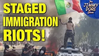 Anti-ICE Riots Are A Deep State PsyOp!
