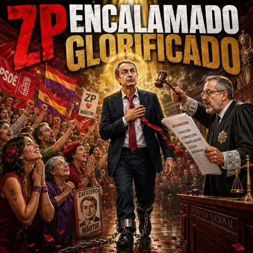 ZP "encalamado" glorificado