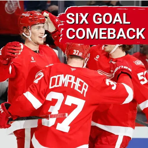 Red Wings score 6 UNANSWERED in comeback win over Blues | Alex DeBrincat finally finds twine