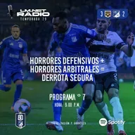 Temporada 29 Programa 07. Horrores arbitrales + Horrores defensivos = Derrota.