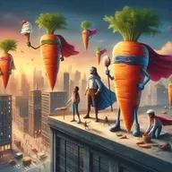El super poder naranja obtenido de las zanahorias