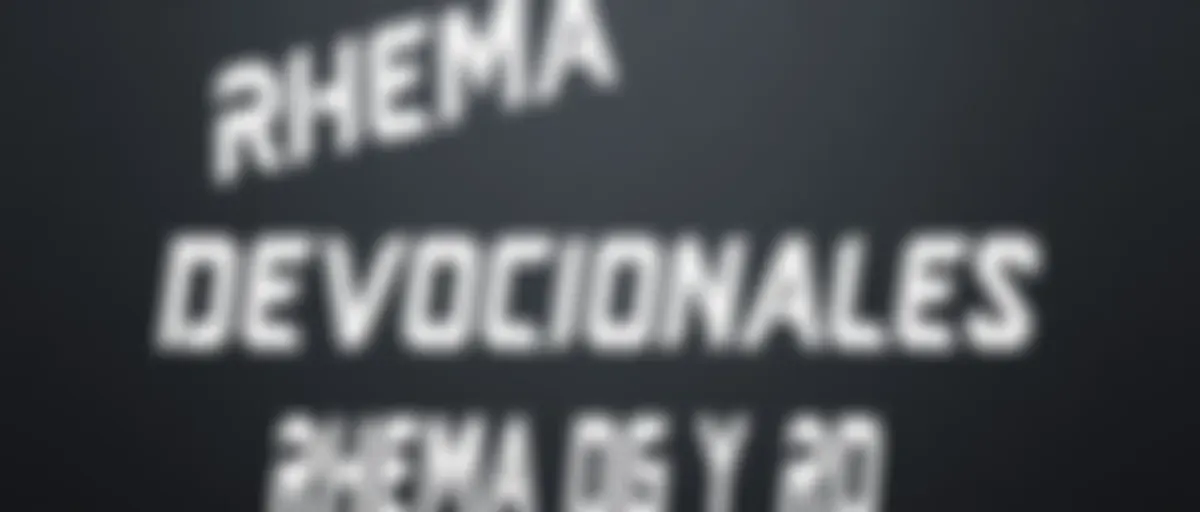 DEVOCIONALES RHEMA DIGITAL