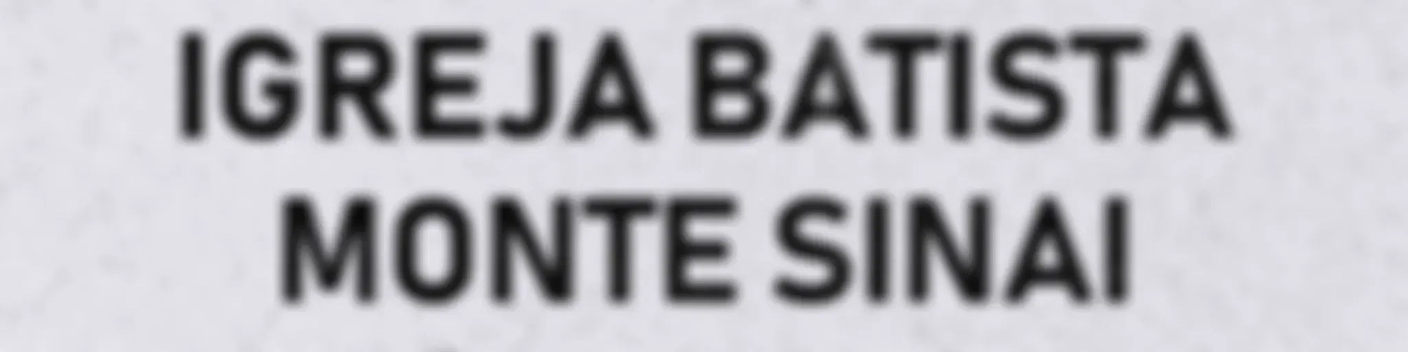 Igreja Batista Monte Sinai