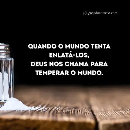Quando o mundo tenta enlatá-los, Deus nos chama para temperar o mundo - Refletir Online