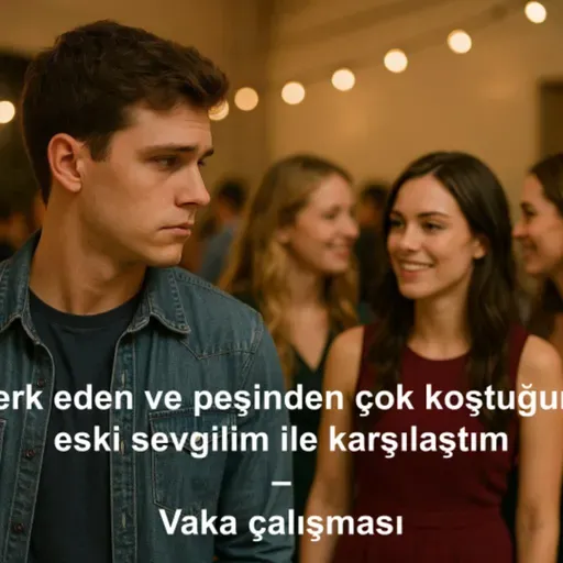 Peşinde koştuğum eski sevgilim ile tam unutuyorken karşılaştık. - Vaka çalışması