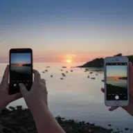 Kann man auf Fotos Sonnenaufgang von Sonnenuntergang unterscheiden?