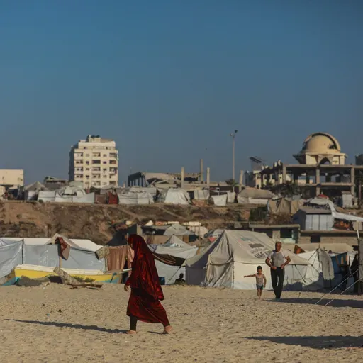 Israel Puts the Mediterranean Beach Off-Limits to Gazans.  Protests in Ukraine.