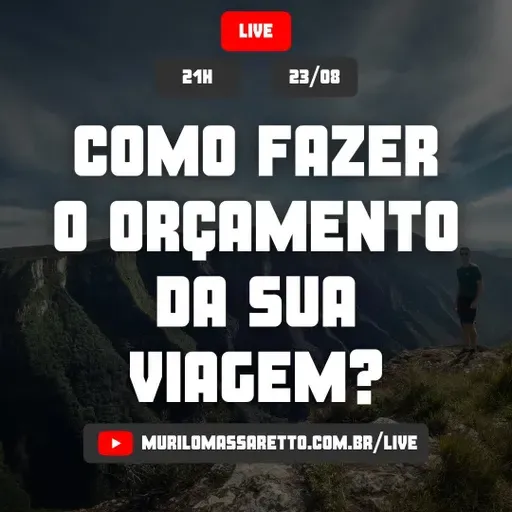 Live #028: Como fazer o orçamento da sua viagem?