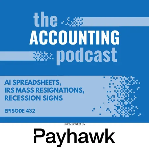 AI Spreadsheets, IRS Mass Resignations, Recession Signs