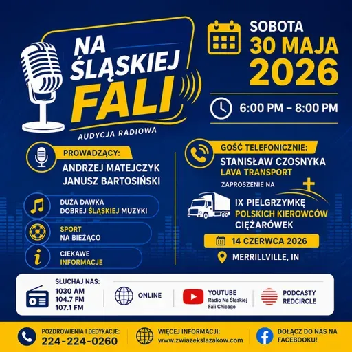NA ŚLĄSKIEJ FALI – JUŻ DZIŚ O 6:00 PM!