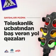 Tələskənlik Ucbatından Baş Verən Yol Qəzaları  I Qaydaları pozma
