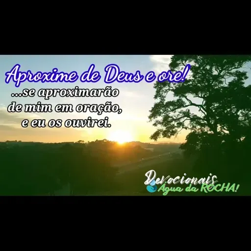 Aproxime de Deus e ore!