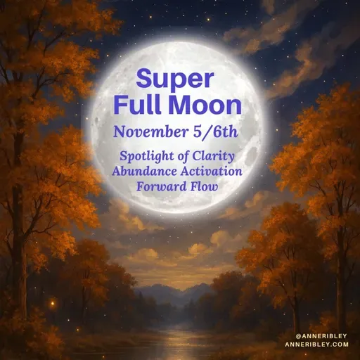 Super Full Moon November Insider 2025