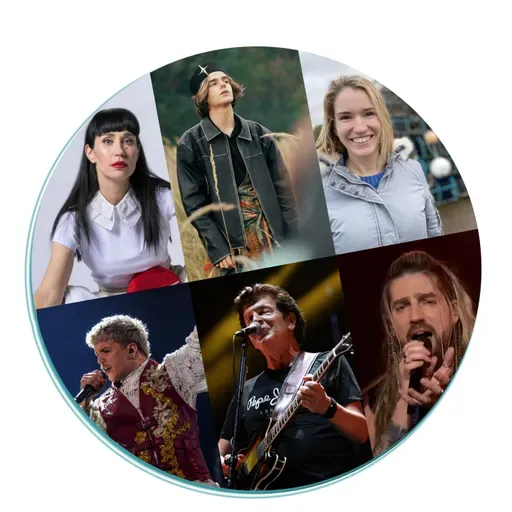 Konstrakta, Marko Bošnjak, Baby Lasagna, Bajaga, Princ od Vranje, i autorka "Koordinata doma", Mateja Vranković