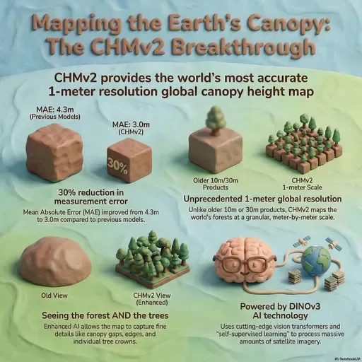 CHMV2: Mapping the World’s Forest Canopies at 1-Meter Resolution