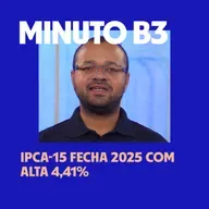 IPCA-15 fecha 2025 com alta 4,41% | Minuto B3 – 23/12/2025