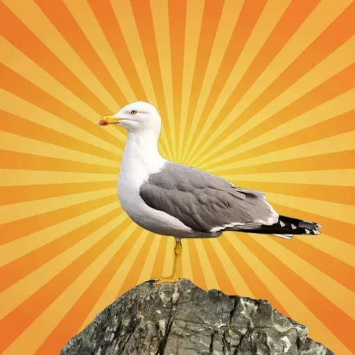 Le goéland argenté :  un citadin venu du large !