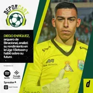 Diego Enríquez, arquero de Binacional, analizó su rendimiento en la Liga 1 Betsson y habló sobre su futuro