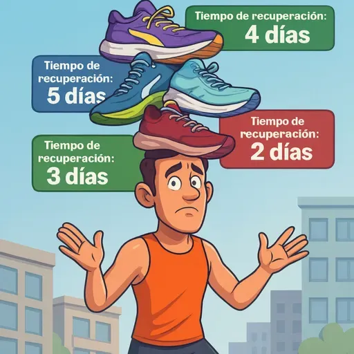 Tiempo de recuperación de las zapatillas