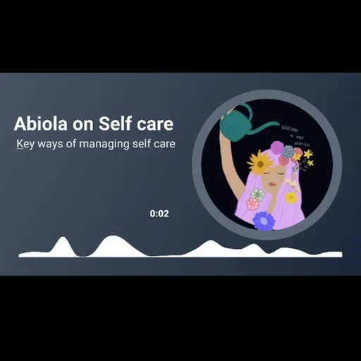 Key ways of managing self care 🔑