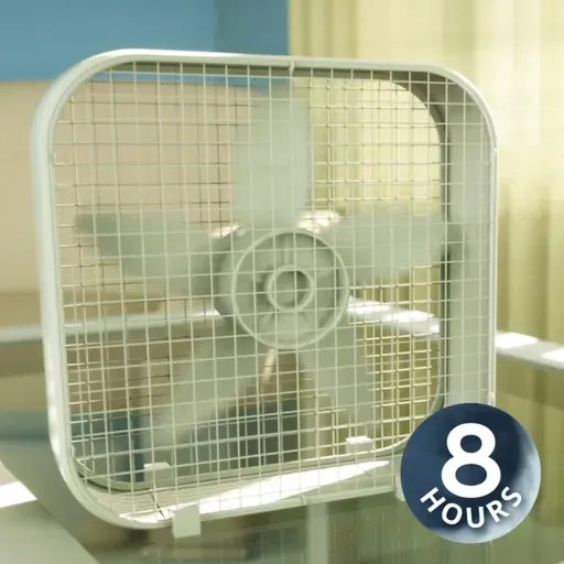 Ruído branco de ventilador para dormir | Durma sem interrupções a noite toda (8 horas)