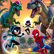 🦖 Spidey y los Dinosaurios-Villanos🕷️🌋 | Audiocuentos