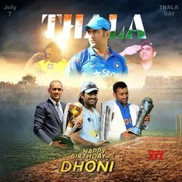 HBD Thala Dhoni 2021