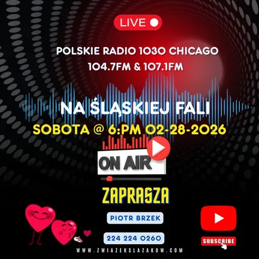 📻🎙️ Na Śląskiej Fali – zapraszamy dziś od 6:00 PM!