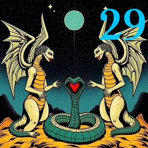 Buenos presagios, 29 (voz humana)