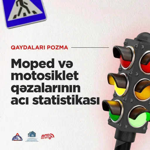 Yollarda təhlükə artır! Moped və motosiklet qəzalarının acı statistikası I Qaydaları pozma